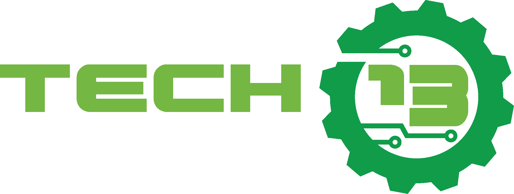 Logo tech13 green positive